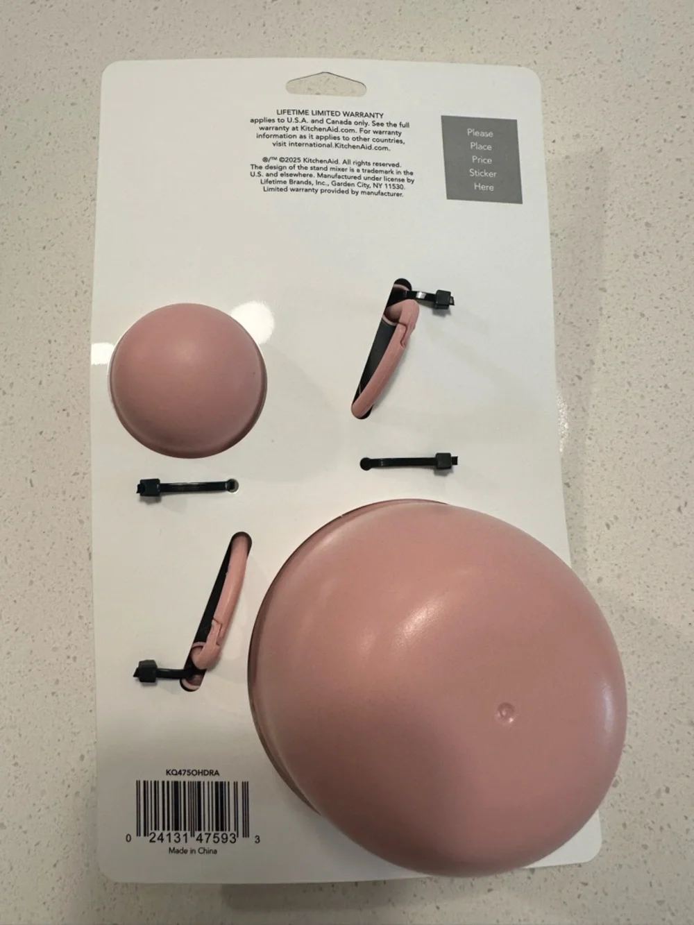 KitchenAid Blush Pink Rose Nesting Measuring Cups and Spoons Set